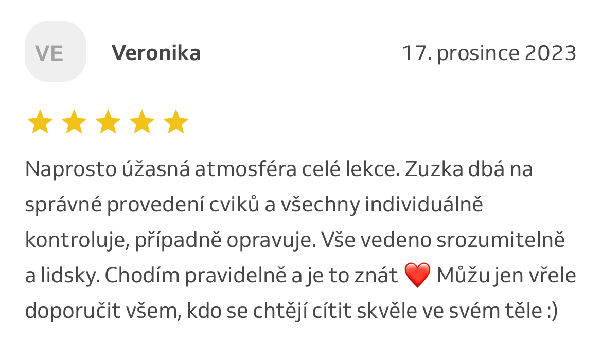 Obr. Laskavé pobyty Pánevní dno a diastáza reference cvič jinak